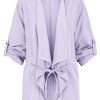 Women SUBLEVEL Popular | Tie Blazer Light Purple