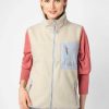 Women SUBLEVEL Popular | Fleece Vest With Chest Pocket Light Beige