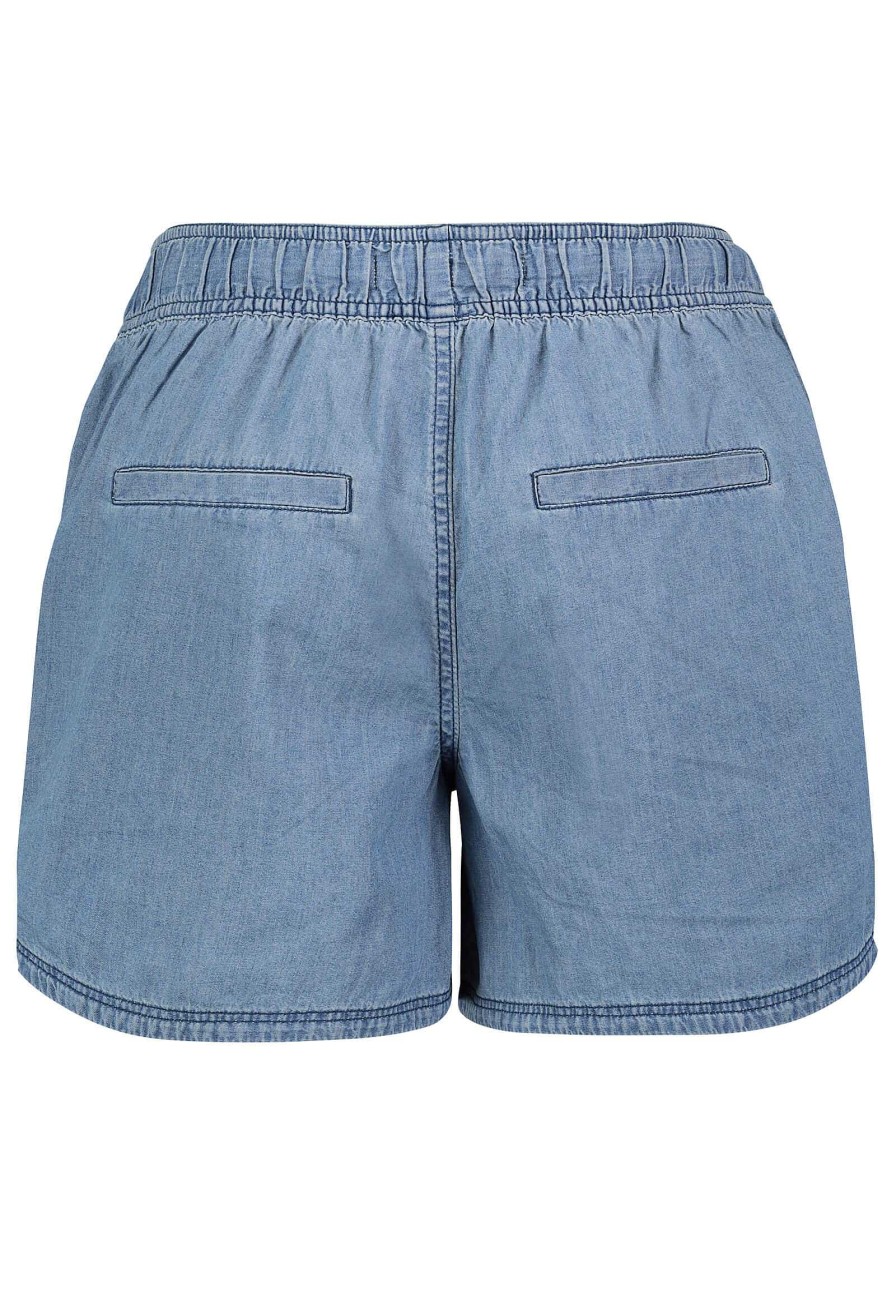 Women SUBLEVEL Shorts | Light Denim Shorts Middle Blue