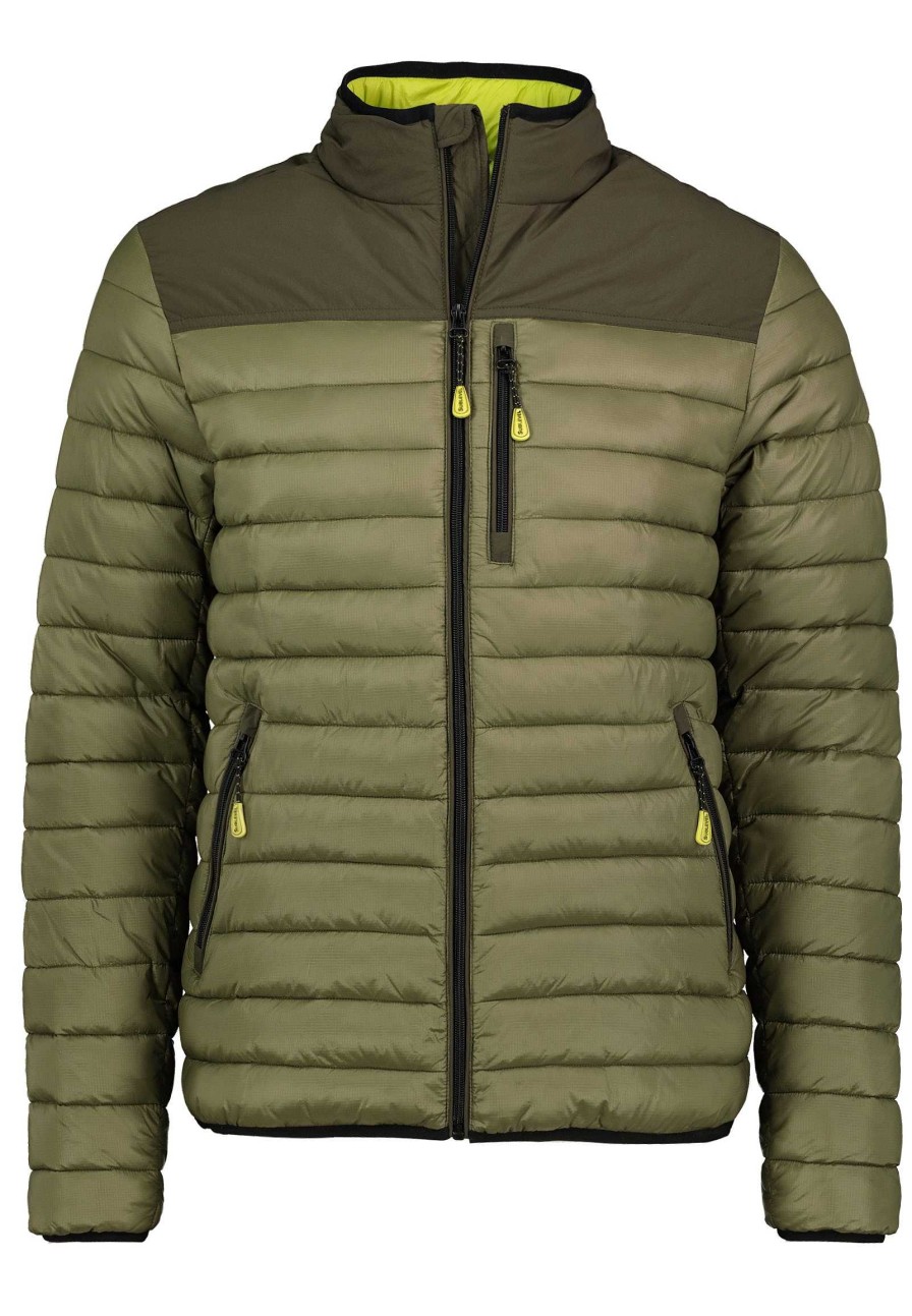 Men SUBLEVEL Popular | Men'S Lightweight Quilted Jacket Dark Green