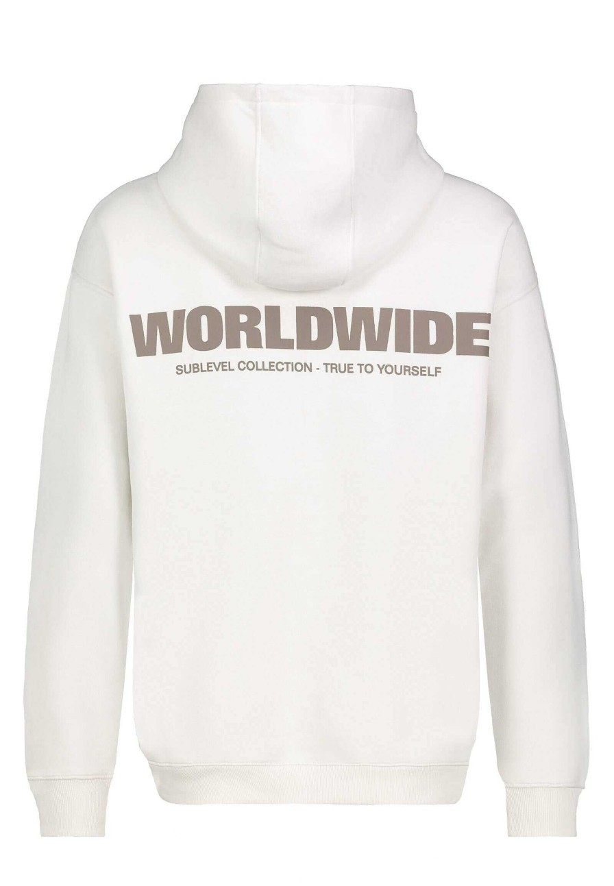 Men SUBLEVEL Popular | Sweat Hoodie Worldwide White