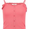 Women SUBLEVEL Shirts | Ruched Rib Top Pink