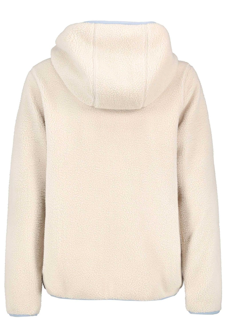 Women SUBLEVEL Popular | Women'S Fleece Jacket With Chest Pocket Light Beige