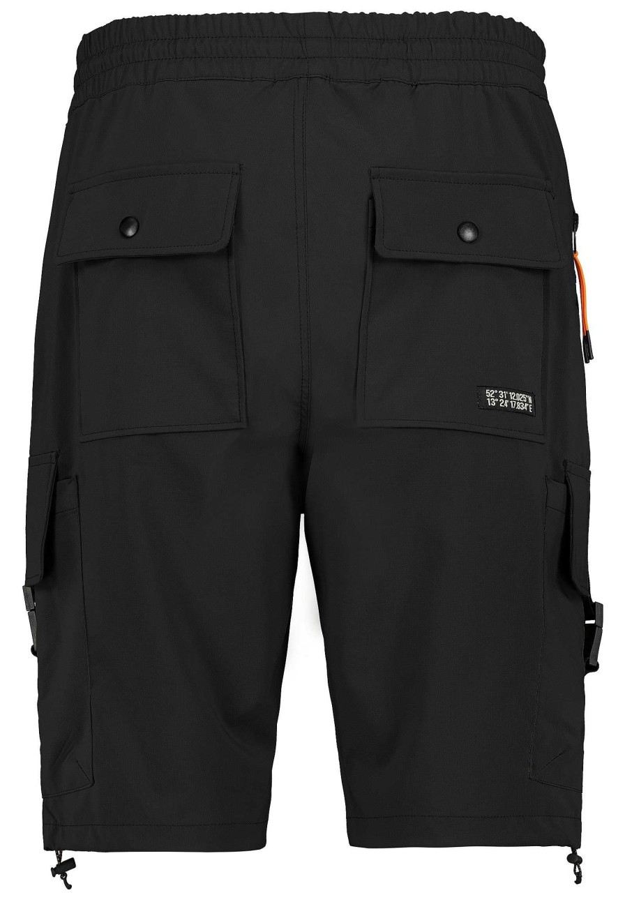 Men SUBLEVEL Shorts | Cargo Shorts In A Utility Look Black