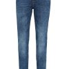 Women SUBLEVEL Pants | Skinny Fit Jeans With A Button Placket Middle Blue