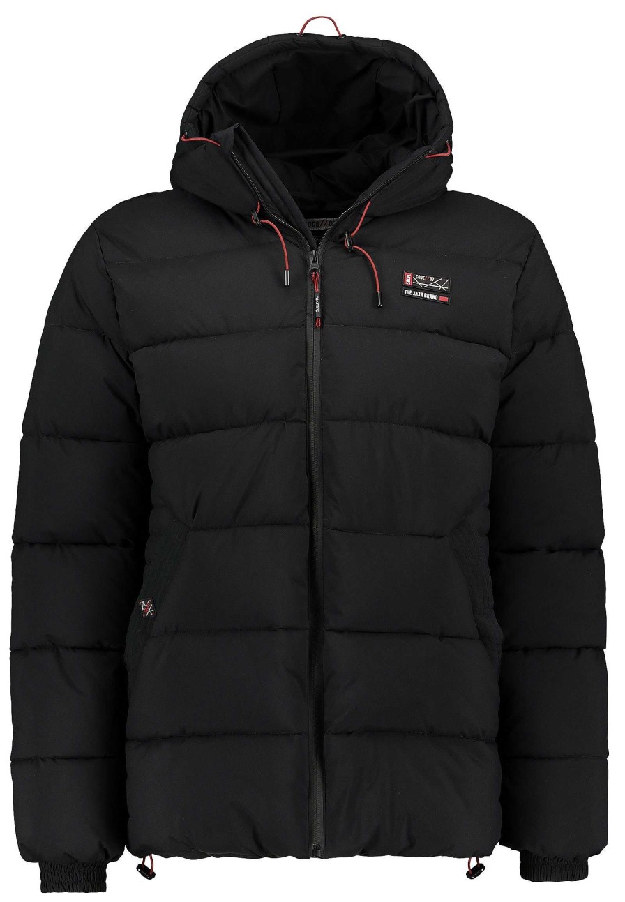 Men SUBLEVEL Popular | Men'S Quilted Winter Jacket Black