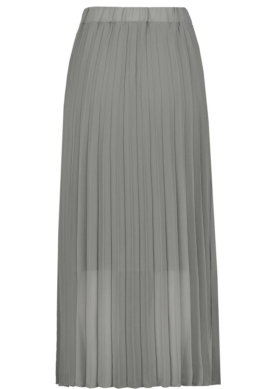 Women SUBLEVEL Dresses | Pleated Skirt With Elastic Band Grey