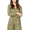 Women SUBLEVEL Dresses | Floral Print Dress Light Green