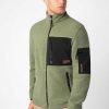 Men SUBLEVEL Popular | Men'S Fleece Jacket Green