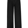 Women SUBLEVEL Popular | Fabric Trousers With Wide Legs Black