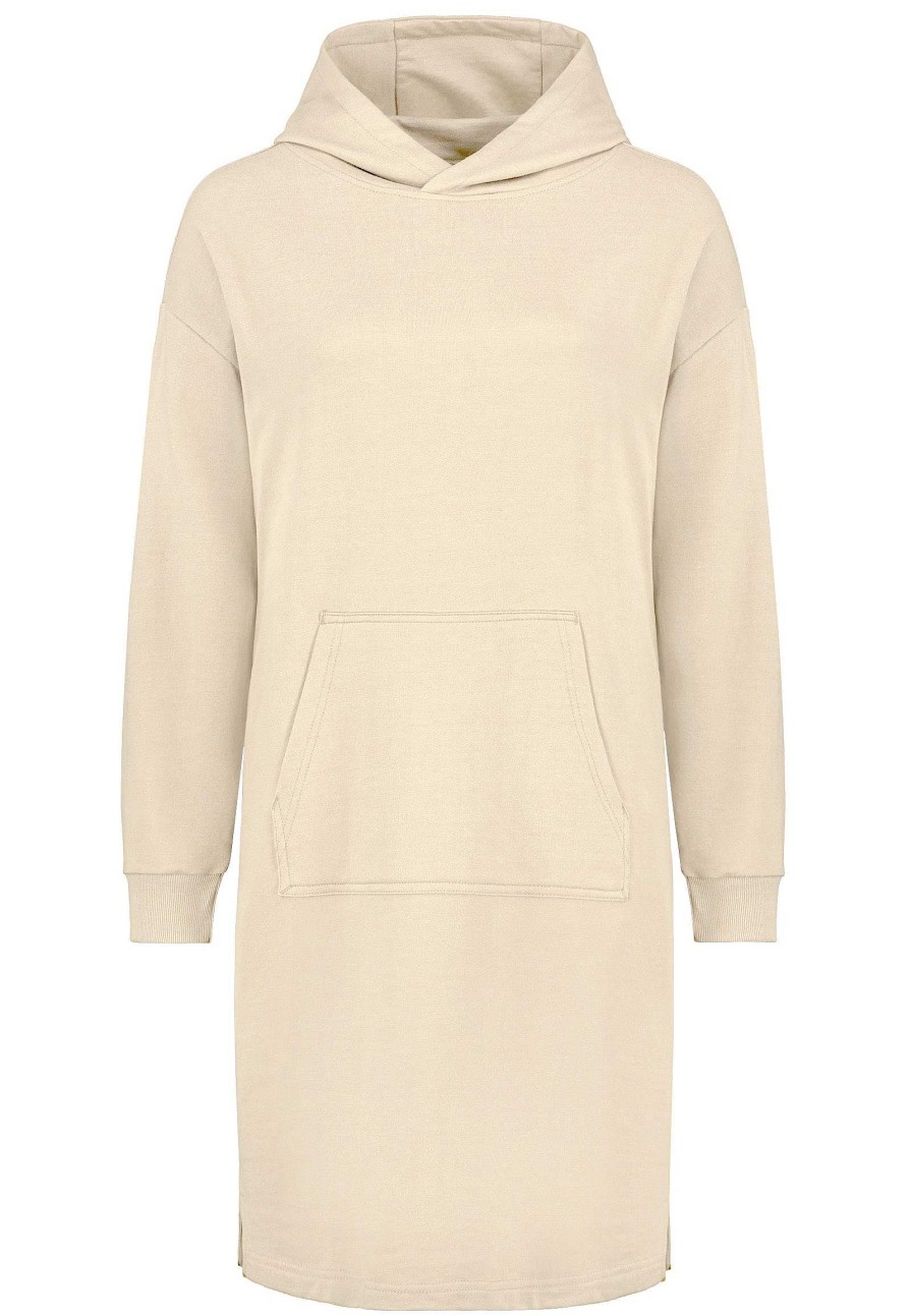 Women SUBLEVEL Popular | Basic Sweat Dress Light Beige