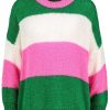 Women SUBLEVEL Popular | Fluffy Knitted Sweater Green