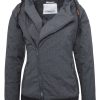 Women SUBLEVEL Popular | Lined Women'S Winter Jacket Dark Blue