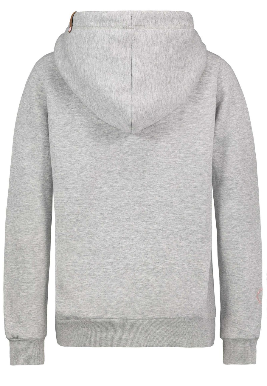 Women SUBLEVEL Hoodies | Basic Hooded Sweatshirt Light Grey