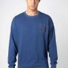 Men SUBLEVEL Popular | Sweatshirt With Applique Light Blue