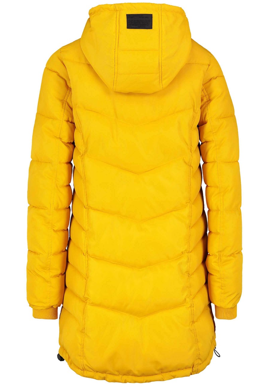 Women SUBLEVEL Popular | Fitted Quilted Coat Yellow