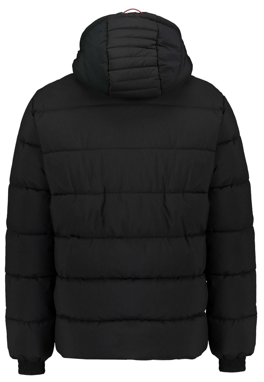 Men SUBLEVEL Popular | Men'S Quilted Winter Jacket Black