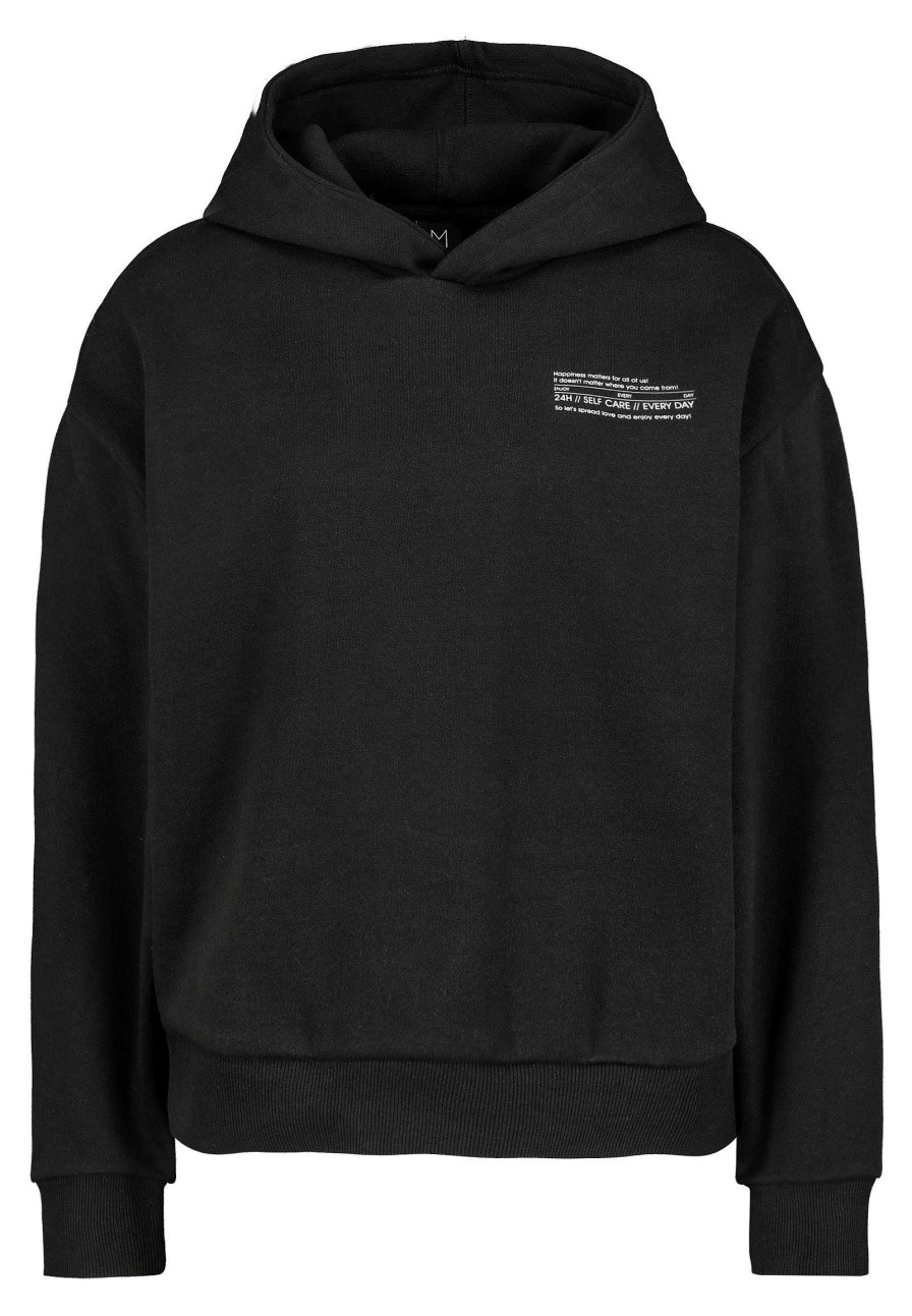 Women SUBLEVEL Popular | Hoodie Mini Print Black