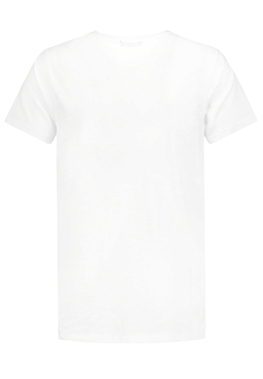 Men SUBLEVEL Shirts | T-Shirt "Surf" White