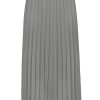 Women SUBLEVEL Dresses | Pleated Skirt With Elastic Band Grey