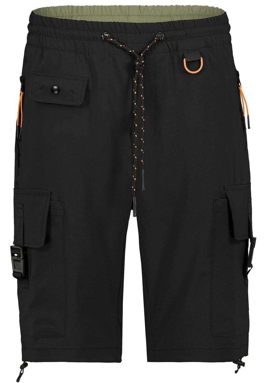 Men SUBLEVEL Shorts | Cargo Shorts In A Utility Look Black