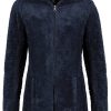 Women SUBLEVEL Popular | Fluffy Fleece Coat Dark Blue