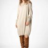 Women SUBLEVEL Popular | Fine Knit Dress Light Beige