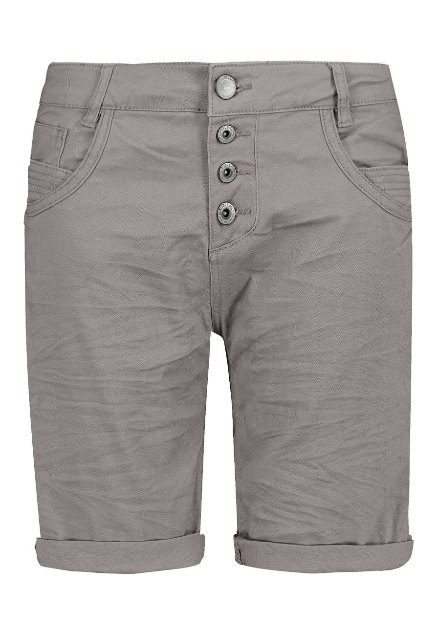 Women SUBLEVEL Shorts | Bermuda With Surcharge Light Grey