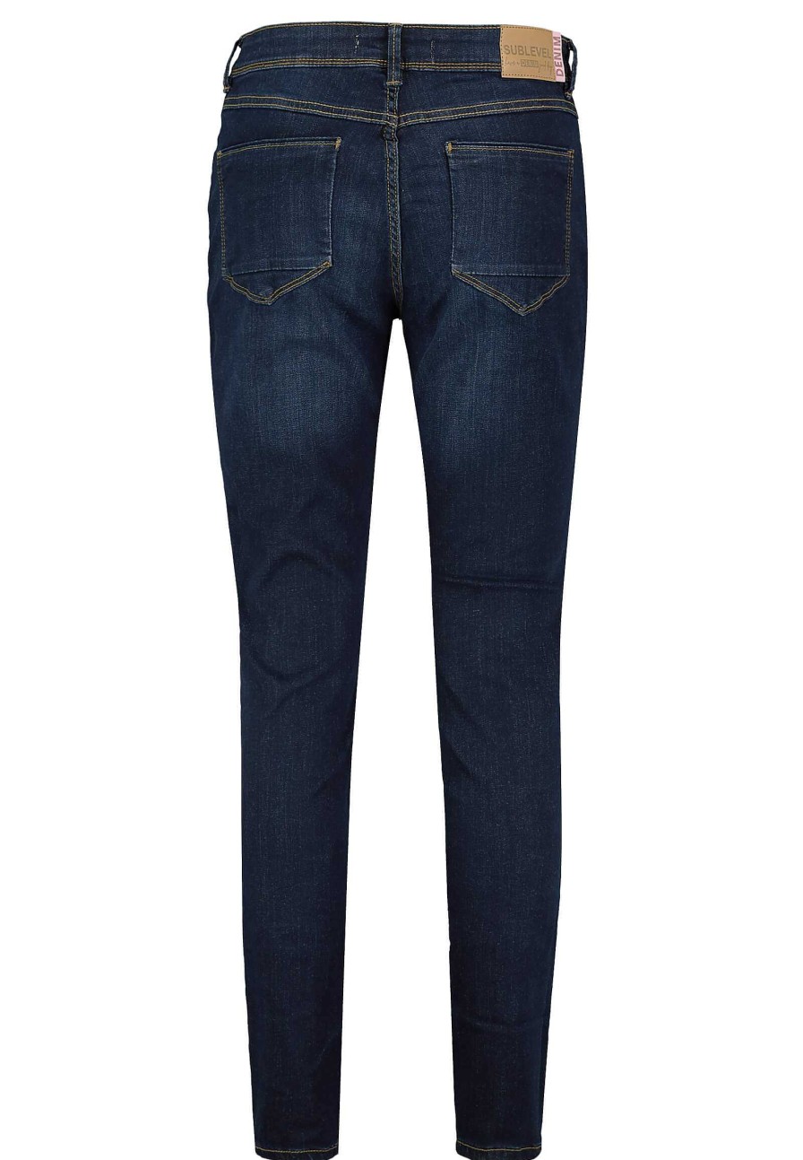 Women SUBLEVEL Pants | Skinny Fit Jeans Dark Blue