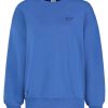 Women SUBLEVEL Popular | Women'S Basic Sweatshirt Blue