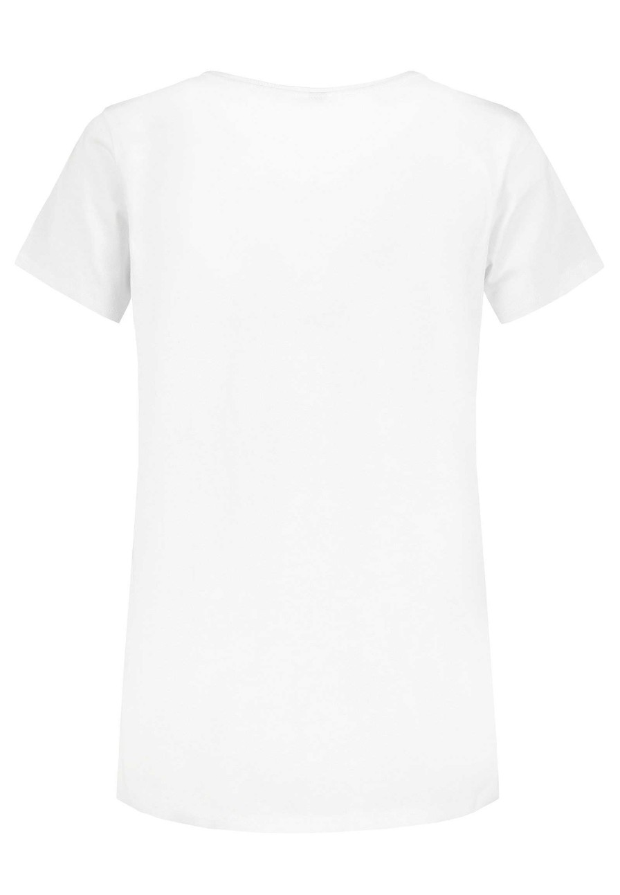 Women SUBLEVEL Shirts | Rock Band Shirt White