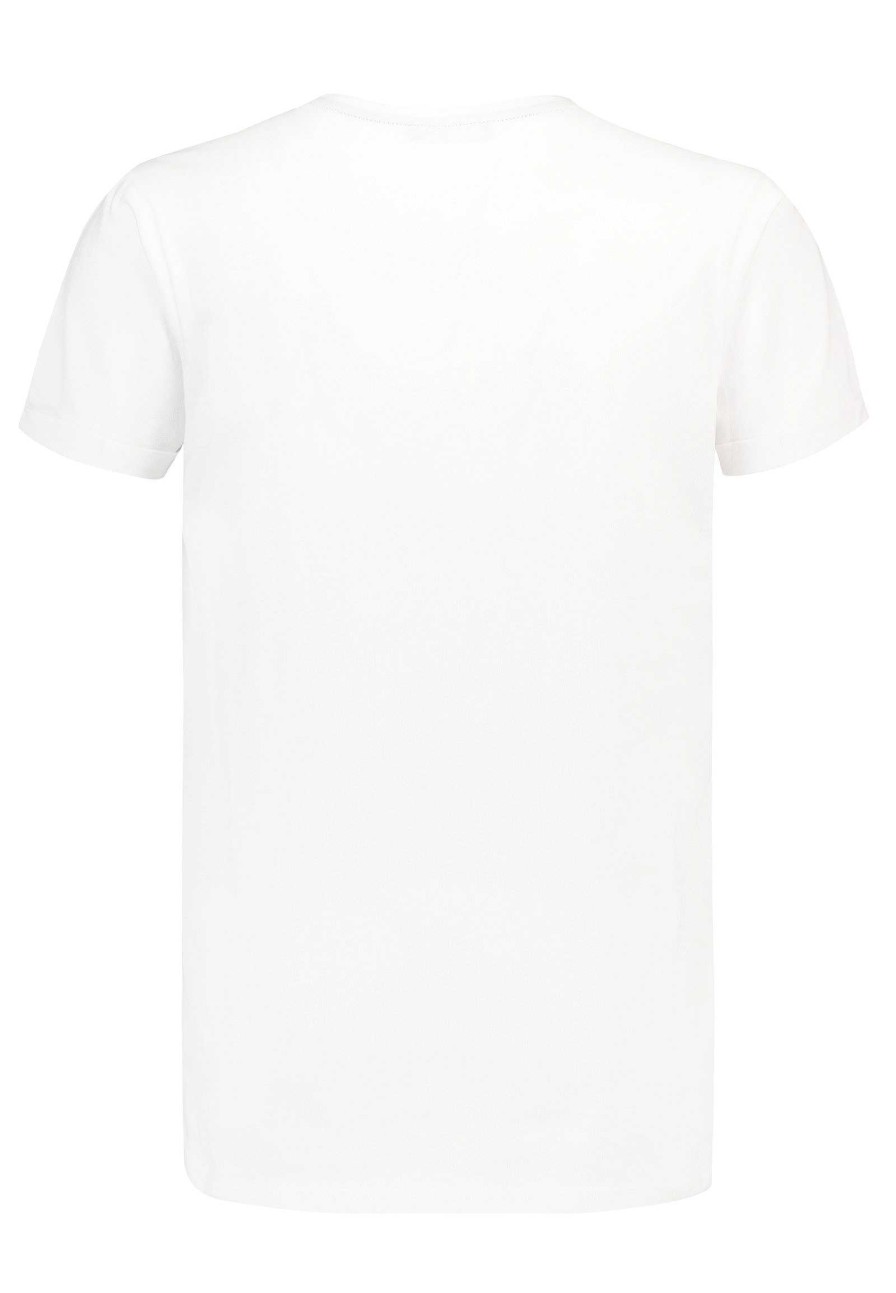 Men SUBLEVEL Shirts | T-Shirt "Easy Mind" White