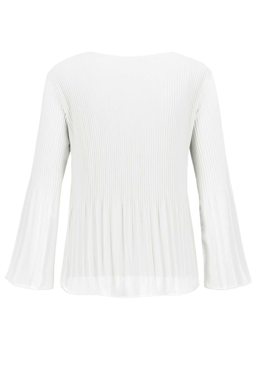 Women SUBLEVEL Blouses | Pleated Blouse White