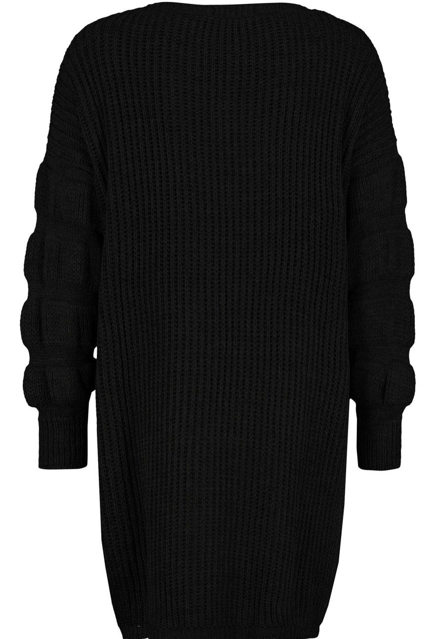 Women SUBLEVEL Dresses | Knitted Dress With Sleeve Details Black