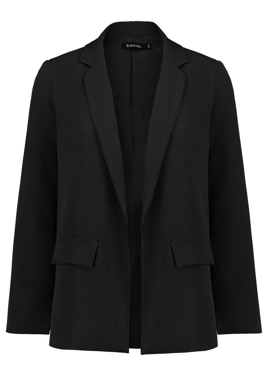 Women SUBLEVEL Jackets | Classic Blazer Black