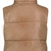 Women SUBLEVEL Jackets | Short Quilted Vest Light Brown